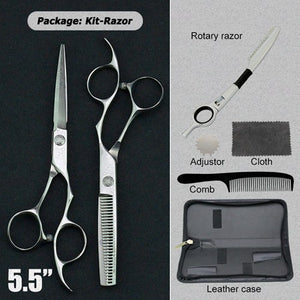 5.5/6.0" sale japan hair scissors teflon shears cheap hairdressing scissors barber thinning scissors hairdresser razor haircut