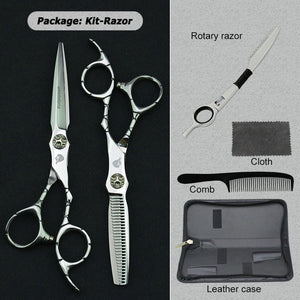 5.5/6.0" sale japan hair scissors teflon shears cheap hairdressing scissors barber thinning scissors hairdresser razor haircut