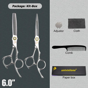 5.5/6.0" sale japan hair scissors teflon shears cheap hairdressing scissors barber thinning scissors hairdresser razor haircut