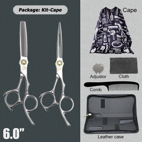 5.5/6.0" sale japan hair scissors teflon shears cheap hairdressing scissors barber thinning scissors hairdresser razor haircut