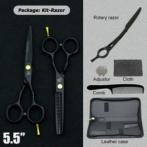 5.5/6.0" sale japan hair scissors teflon shears cheap hairdressing scissors barber thinning scissors hairdresser razor haircut