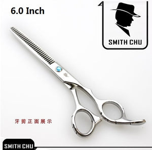 6.0" Hairdressing Barber Professional Cutting Scissors Hair Shears  Smith Chu Japan 440c Salon Hair Thinning Scissors LZS0007