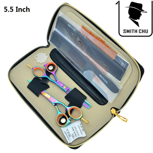 6.0" Hairdressing Barber Professional Cutting Scissors Hair Shears  Smith Chu Japan 440c Salon Hair Thinning Scissors LZS0007