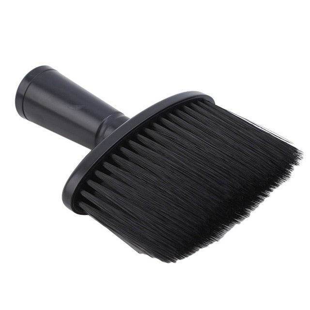 Professional Soft Black Neck Face Duster Brushes Barber Hair Clean Hairbrush Salon Cutting Hairdressing Styling Makeup Tool