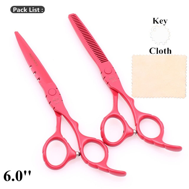 6'' AQIABI Barber Scissors Hairdressing Scissors Hair Professional Cutting Shears Thinning Scissors Human Hair Scissors A1010