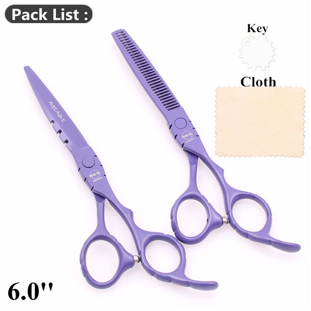 6'' AQIABI Barber Scissors Hairdressing Scissors Hair Professional Cutting Shears Thinning Scissors Human Hair Scissors A1010