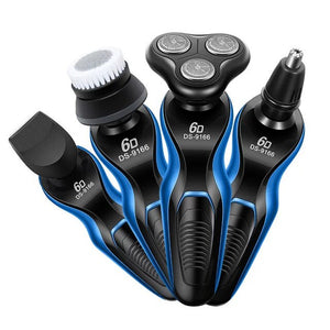 6D Floating Triple Blade Electric Shaver Men Washable Wet Dry Beard Trimmer Shaving Machine Razor Rechargeable Shaver Face Care