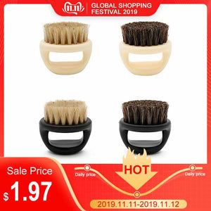 Wild Boar Fur Soft Men Beard Shaving Brush Barber Salon Facial Cleaning Shave Tools Razor Brush with Handle Styling Accessory