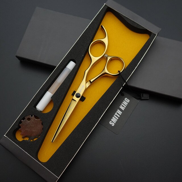 5"Professional Hairdressing scissors,SMITH KING 5 inch Cutting scissors Barber shears+gift box/kits