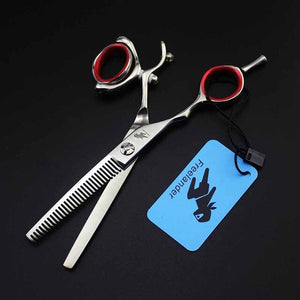 Freelander 5.5inch LEFT HANDED Professional 360 Degree Rotate Salon Hair Shear Swivel Hairdressing Scissor Barber-Shop-Supplies