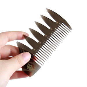 1pc Wide Teeth Hairbrush Fork Comb Men Beard Hairdressing Brush Barber Shop Styling Tool Professional Salon Accessory