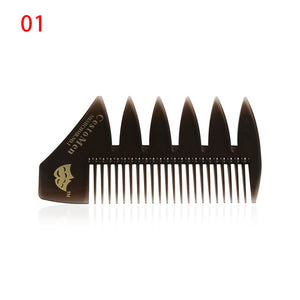 1pc Wide Teeth Hairbrush Fork Comb Men Beard Hairdressing Brush Barber Shop Styling Tool Professional Salon Accessory