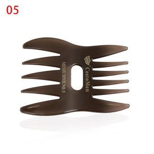 1pc Wide Teeth Hairbrush Fork Comb Men Beard Hairdressing Brush Barber Shop Styling Tool Professional Salon Accessory