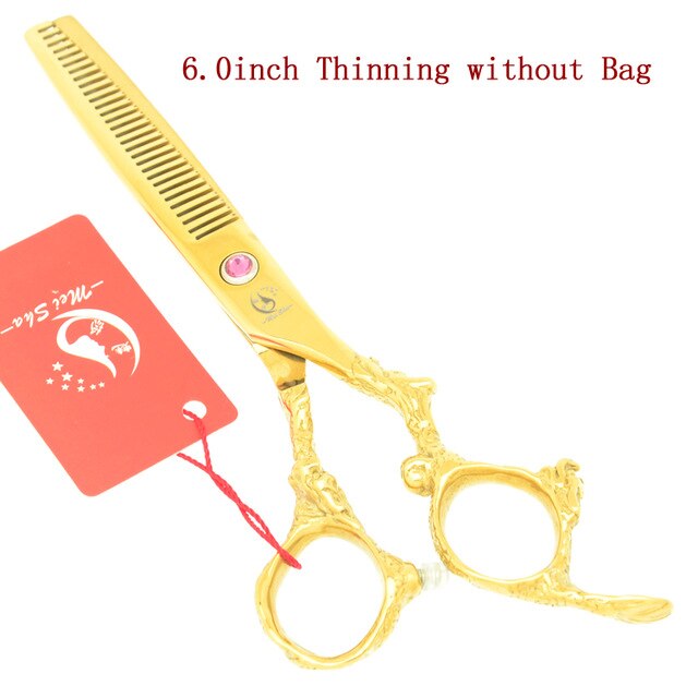 6.0" Meisha Hot Hair Scissors JP440C Hairdresser's Cutting Shears Barbers Thinning Clippers Men Women Hair Styling Tools HA0331