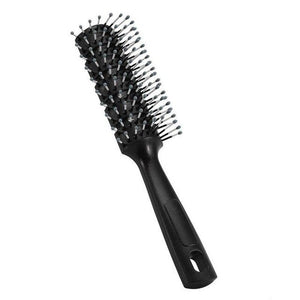 Mens Hair Brush Ceramic Iron Round Comb Barber Dressing Salon Styling Mens Comb Anti-Static Massage Comb For Hairstyling Tools