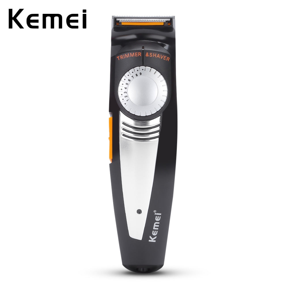 Kemei819 Multifunction Electric Shaver And Hair Clipper Knob Adjustment Hair Trimmer With 19 Length Setting 0.5-9.5mm