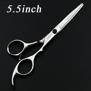 5"/5.5"/6"/6.5"/7" hair scisssors Professional Hairdressing scissors set Cutting Barber shears High quality Personality