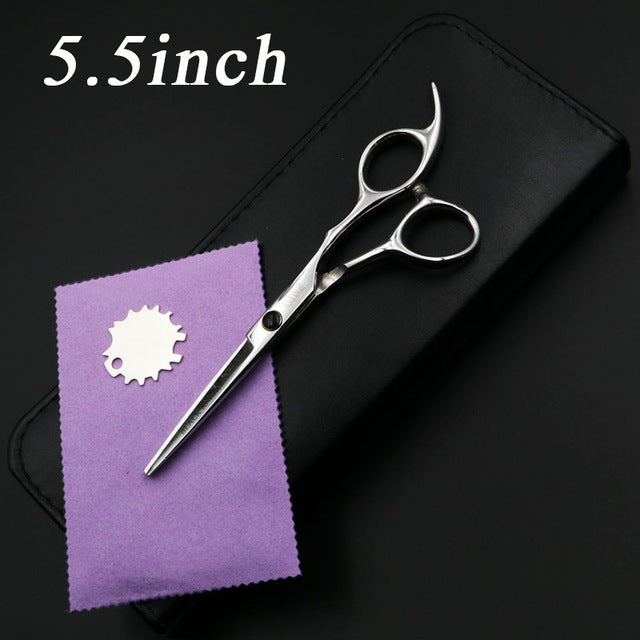 5"/5.5"/6"/6.5"/7" hair scisssors Professional Hairdressing scissors set Cutting Barber shears High quality Personality