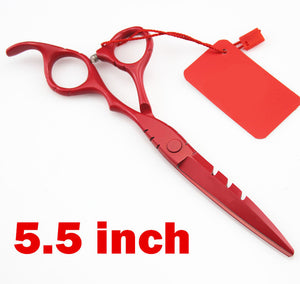 Professional Japan 440c hair scissors set thinning barber cutting hair shears scissor tools hairdressing scissors