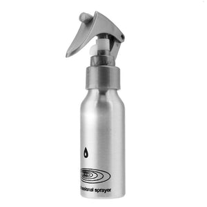 Aluminum Spray Atomiser Empty Bottle Water Hair Salon Matte Black Hairstyling Hairdressing Tools Applicator Bottles