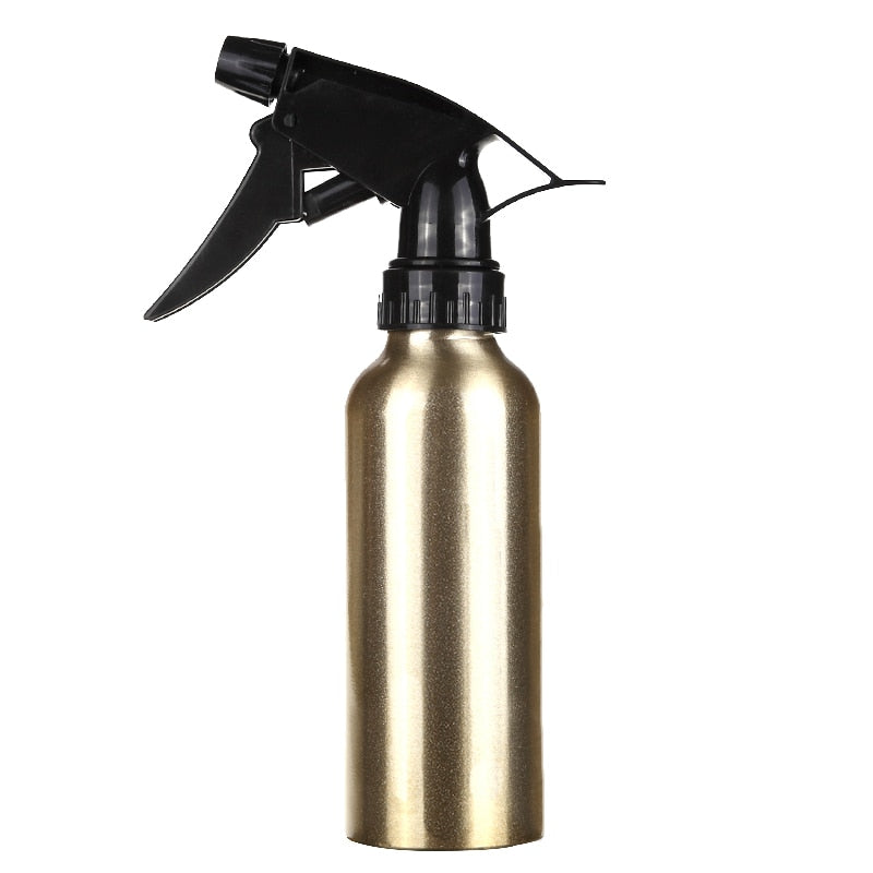 200ml Aluminum Hair Salon Haircut Hairdressing Water Spray Empty Bottle Sprayer Refillable Bottle Barber Styling Cutting Tool