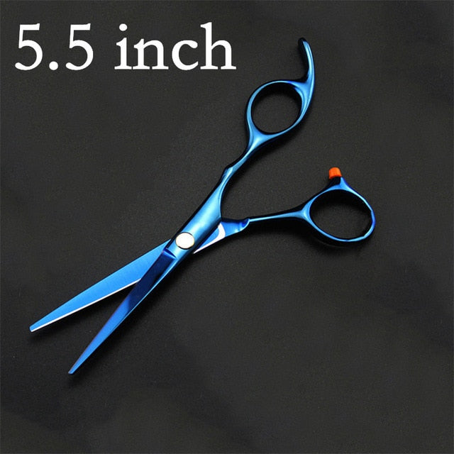 professional japan 440c 6 / 5.5 inch cut hair scissors set maquiagem thinning shears cutting barber tools hairdressing scissors