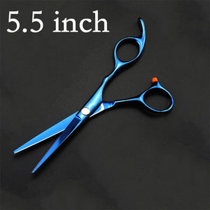 professional japan 440c 6 / 5.5 inch cut hair scissors set maquiagem thinning shears cutting barber tools hairdressing scissors