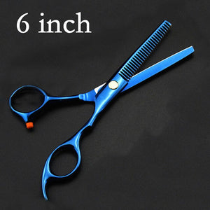 professional japan 440c 6 / 5.5 inch cut hair scissors set maquiagem thinning shears cutting barber tools hairdressing scissors