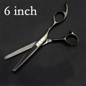 professional japan 440c 6 / 5.5 inch cut hair scissors set maquiagem thinning shears cutting barber tools hairdressing scissors