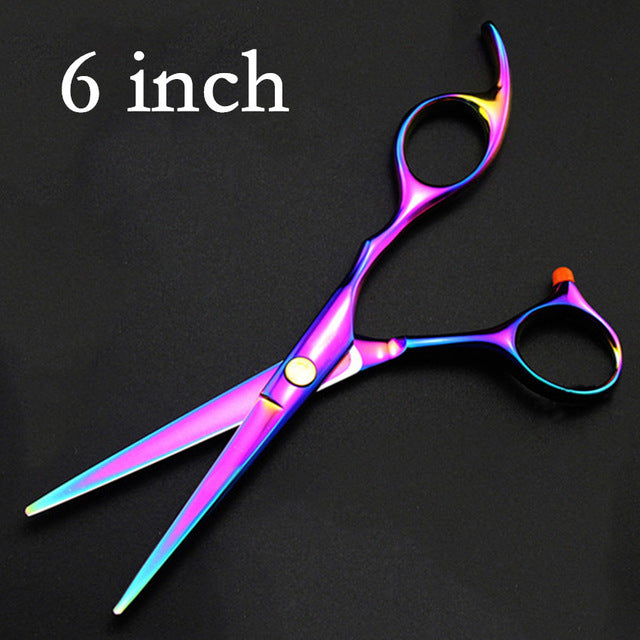 professional japan 440c 6 / 5.5 inch cut hair scissors set maquiagem thinning shears cutting barber tools hairdressing scissors