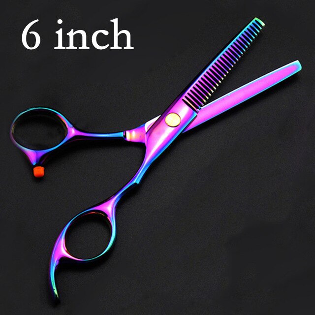 professional japan 440c 6 / 5.5 inch cut hair scissors set maquiagem thinning shears cutting barber tools hairdressing scissors