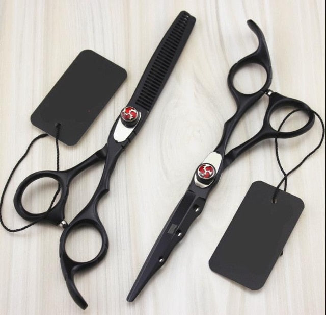 New professional 6.0 inch New hair scissors set cutting shears thinning scissors barber hairdressing scissors scharen tools