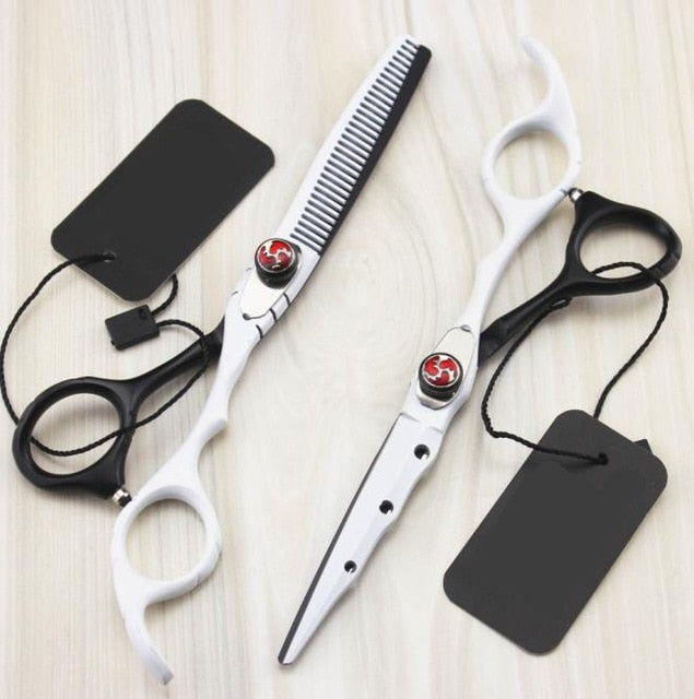 New professional 6.0 inch New hair scissors set cutting shears thinning scissors barber hairdressing scissors scharen tools