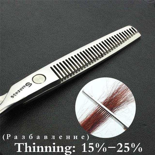 Sharonds 440C High-end hair thinning scissors professional barber hairdressing thinning scissors Teeth cut shears