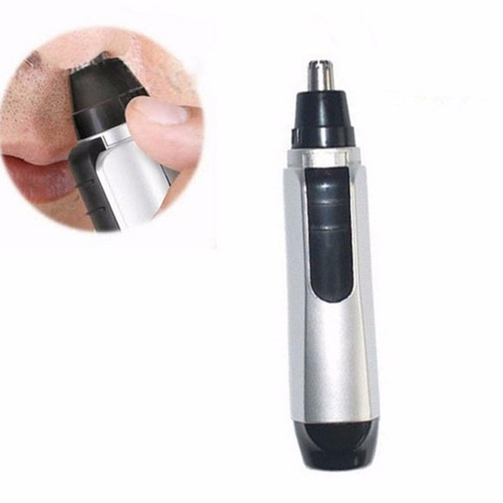 Portable Electric Nose Hair Trimmer Nose Clipper Battery Powered Razor Ear Hair Removal Face Care Shaving Razor for Men