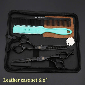 Japan Steel 5.5 6.0 Professional Hairdressing Scissors Hair Professional Barber Scissors Set Hair Cutting Shears Scissor Haircut