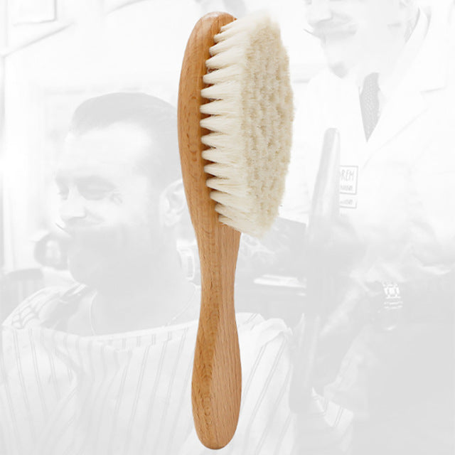 Men's 1PCS Shaving Brush Barber Salon Men Facial Beard Cleaning Appliance Shave Tool Razor Brush with Wood Handle for men