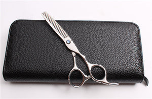 6'' 17.5cm Engraving Logo JP 440C Silver Professional Hairdressing Scissors Cutting Shears Thinning Scissors Hair Scissors C1010