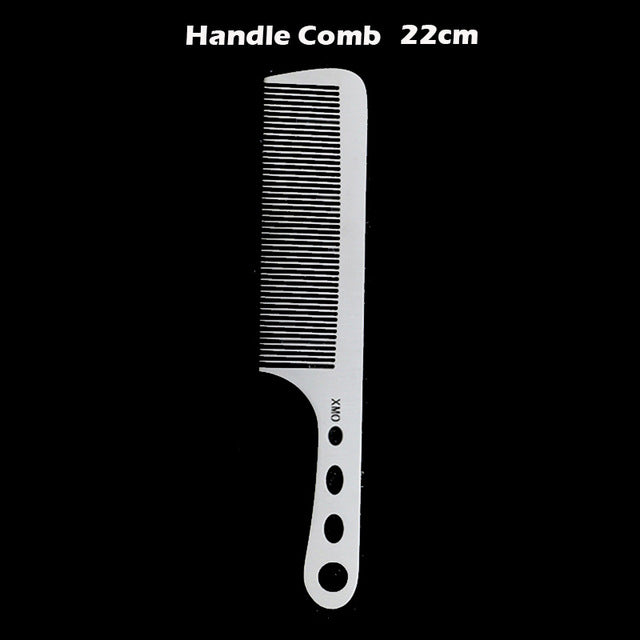 Brainbow 1PC Titanium Steel Comb Professional Salon Hair Hairdressing Anti-static Barbers Comb Ultra Thin Hair Brush for Men