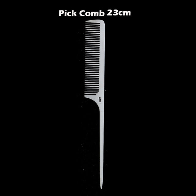 Brainbow 1PC Titanium Steel Comb Professional Salon Hair Hairdressing Anti-static Barbers Comb Ultra Thin Hair Brush for Men